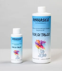 Amarasico Talkpoeder, flessen van 100 ml en 500 ml