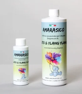 Amarasico Lotus en Ylang Ylang, flessen van 100 ml en 500 ml