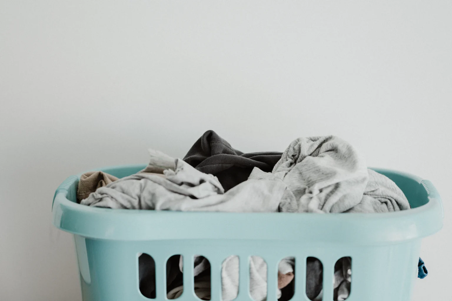 Een wasmand vol was voor de wasbeurt