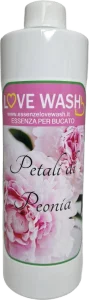 Love Wash Petali di Peonia, fles wasparfum