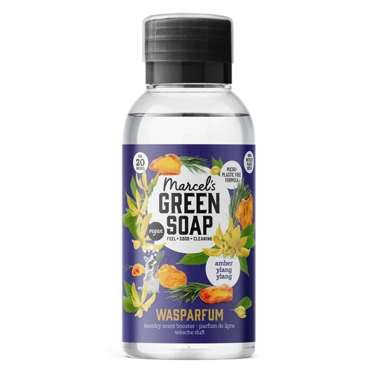 Marcel's Green Soap Amber & Ylang Ylang, fles van 250 ml