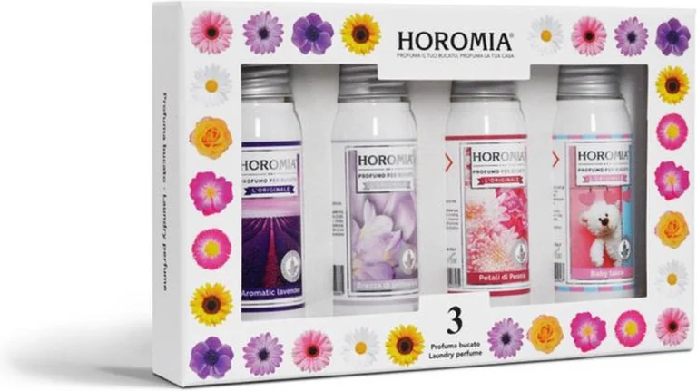 Wasparfum cadeaupakket 4 flesjes van 50ml – Horo 3- Horomia