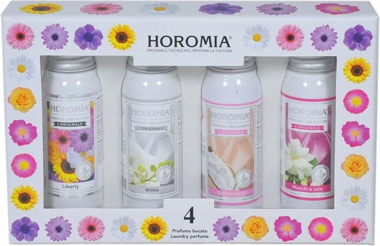 Wasparfum cadeaupakket 4 flesjes van 50ml – Horo 4 – Horomia